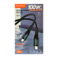 Cable Tipo-C a Tipo-C PD-100W 2 metro