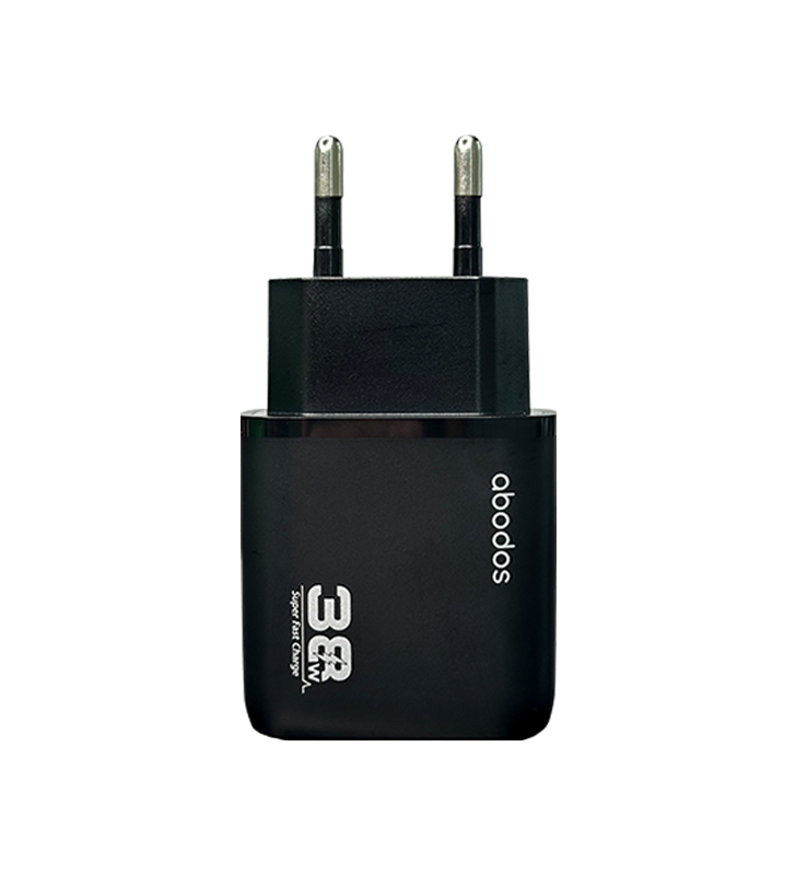 Adaptador dual USB/TIPO-C QC3 38W